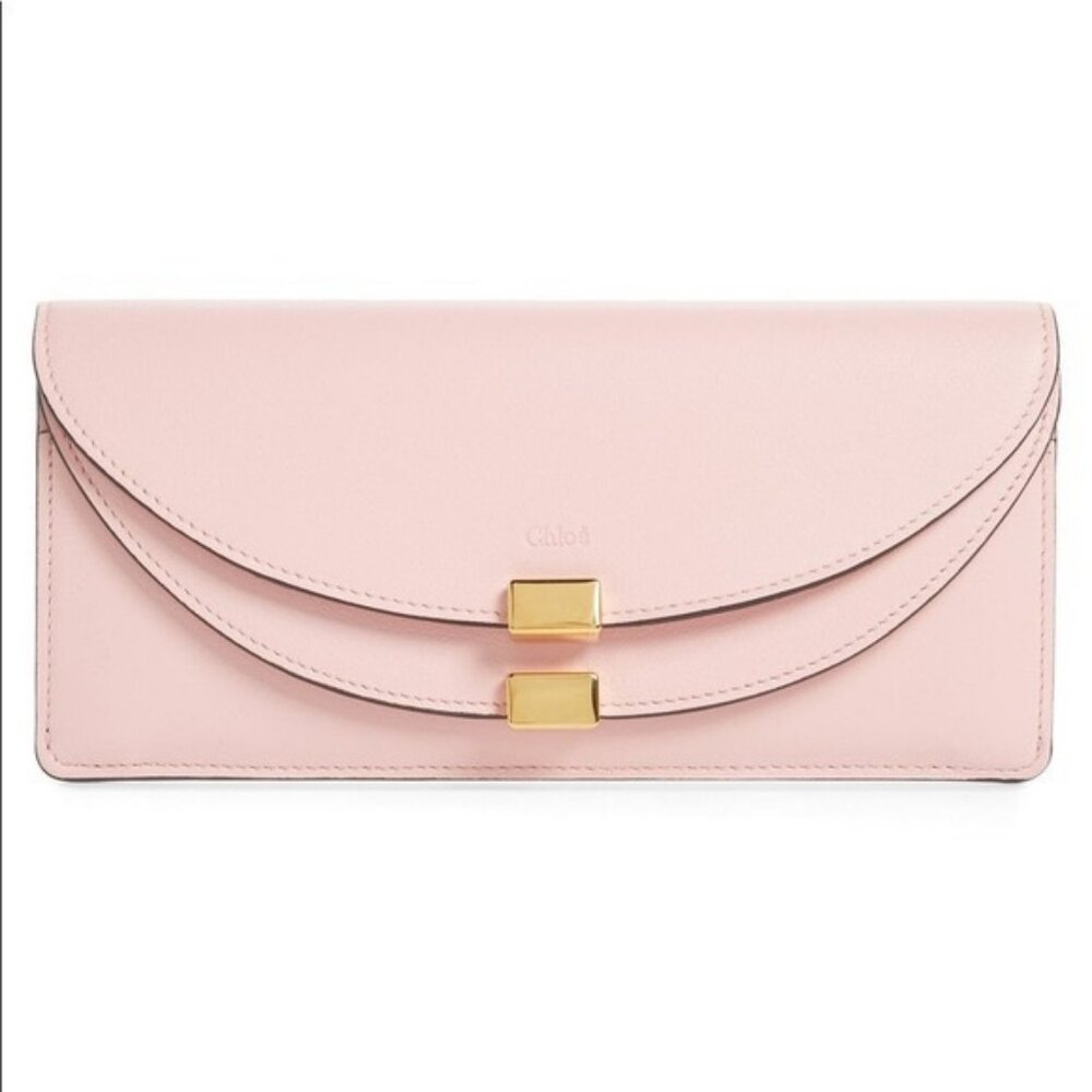 Chloé Georgia Slim Continental Leather Wallet